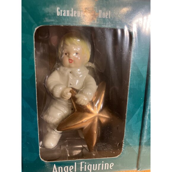 Set Of 6 Vintage Grandeur Noel Angel Figurines - Picture 6 of 12